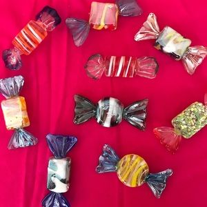 2/$20 GLASS CANDY HOME DECOR
